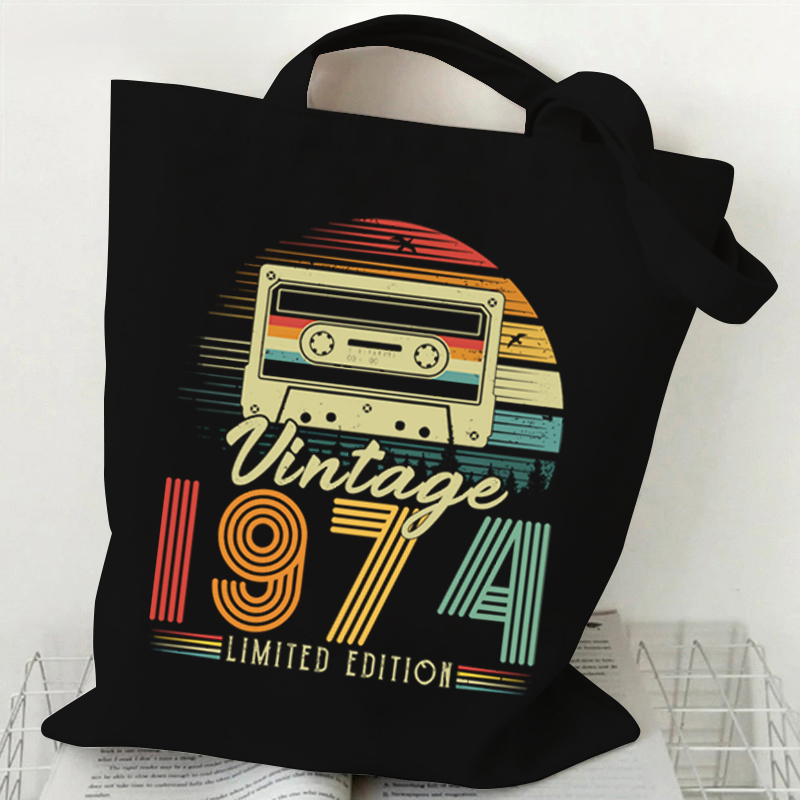 Women Bags Low Price - Women's Handbags Vintage 1974 Canvas Shopping