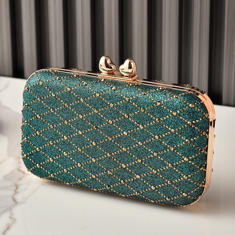Elegant Hot Pink Glitter Clutc - огляд і ціна Evening Bag Beaded