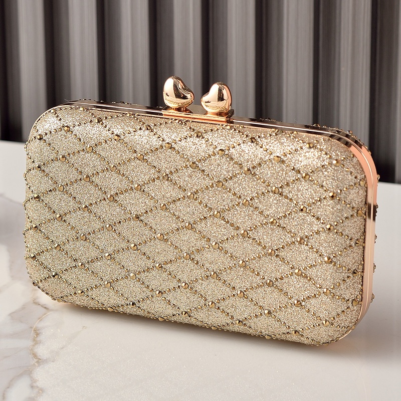 Elegant Hot Pink Glitter Clutc - огляд і ціна Evening Bag Beaded
