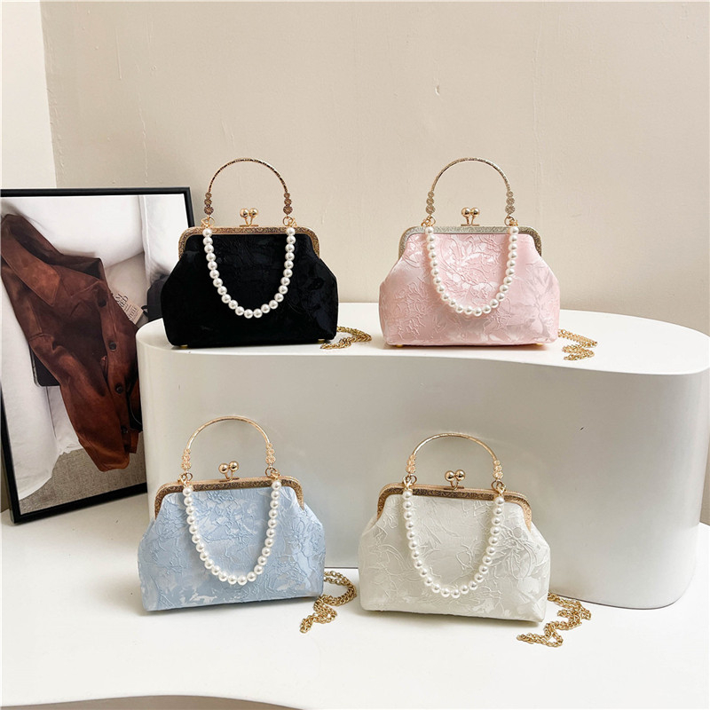 Vintage Classic Lace Bag pearl - огляд і ціна Evening Bag Beaded