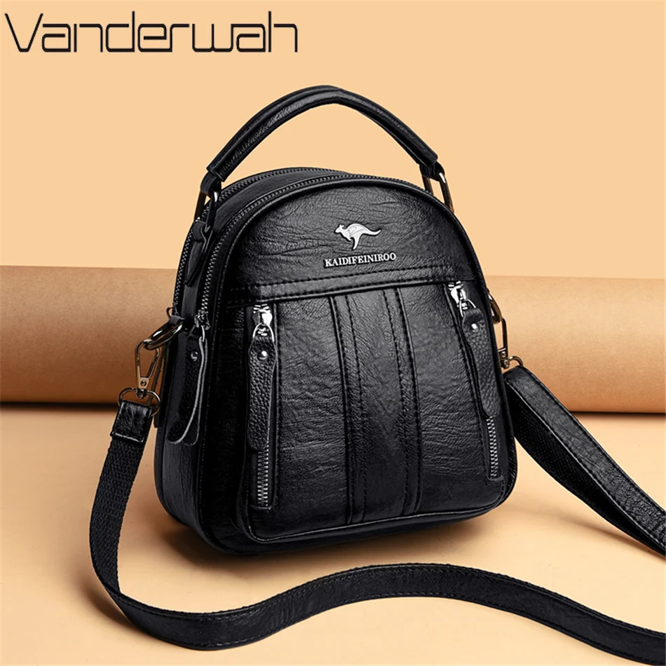 4 In 1 Leather Backpacks Multi - огляд і ціна Women Bags In Sale