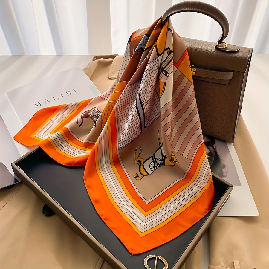 Luxury Horse Pattern Silk Squa - огляд і ціна Women Bags For Office