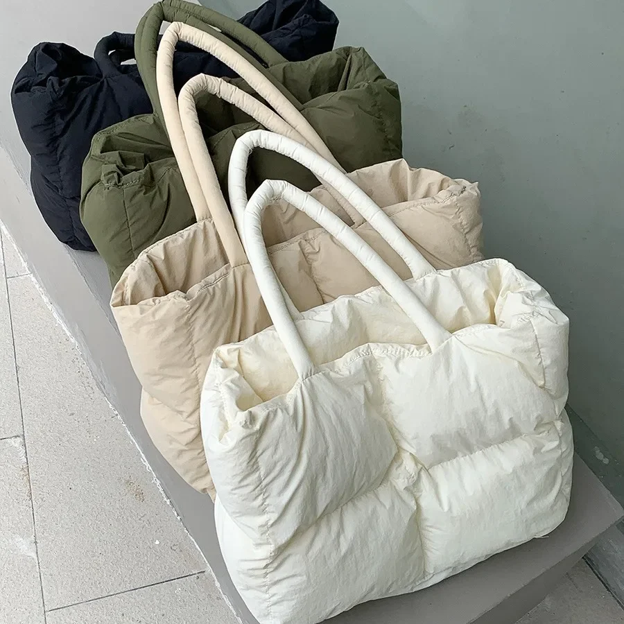 Cotton Padded Tote Large Quilt - огляд і ціна Women Bags Low Price