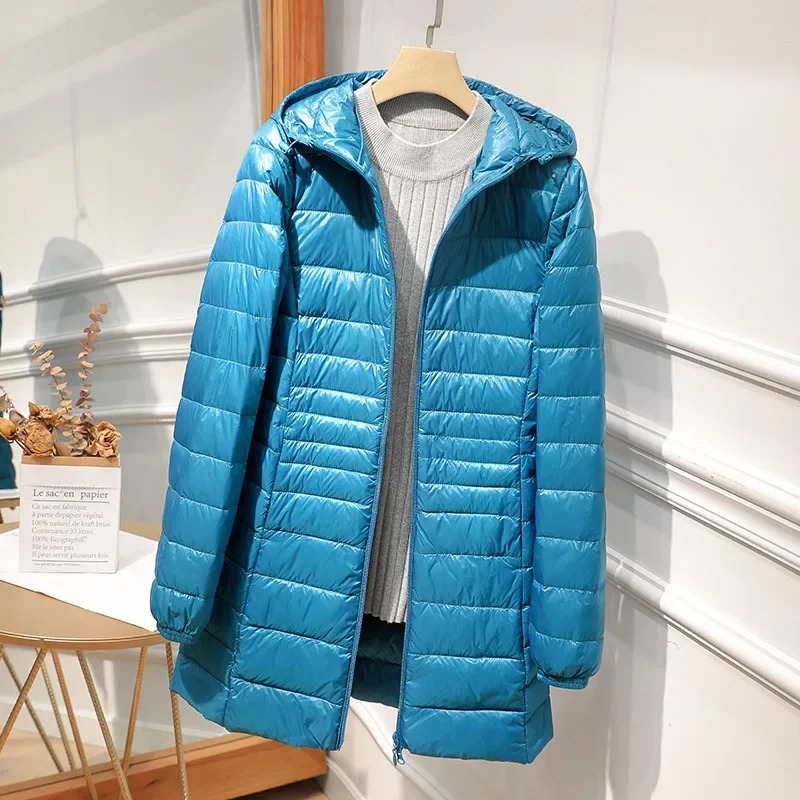Female Long Down Jacket Light  - огляд і ціна Women Bags For Office