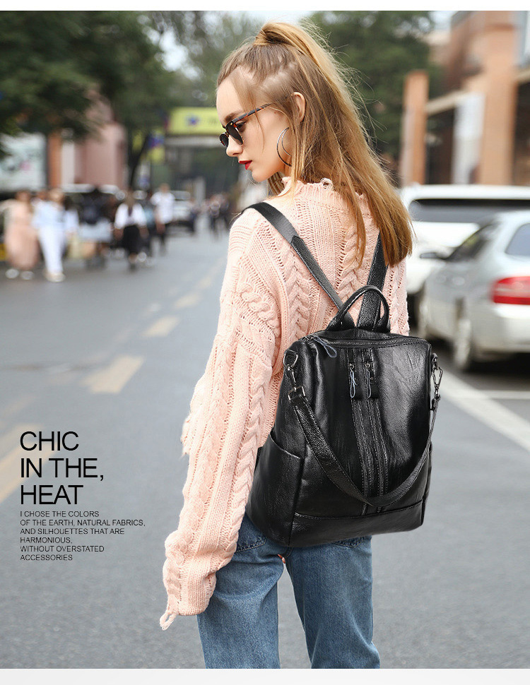 Women Soft Leather Backpack Sc - огляд і ціна Women Bags For Office