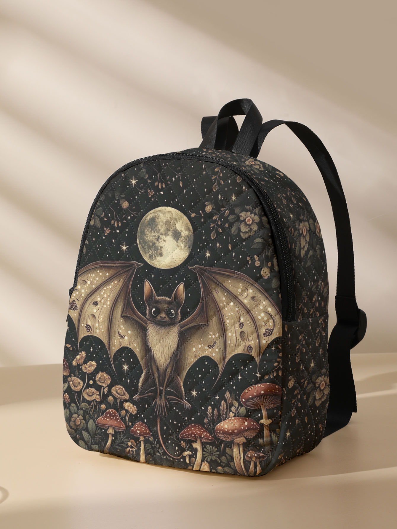 Bat Moon Mushroom Floral Print - огляд і ціна Women'S Bags Going Out