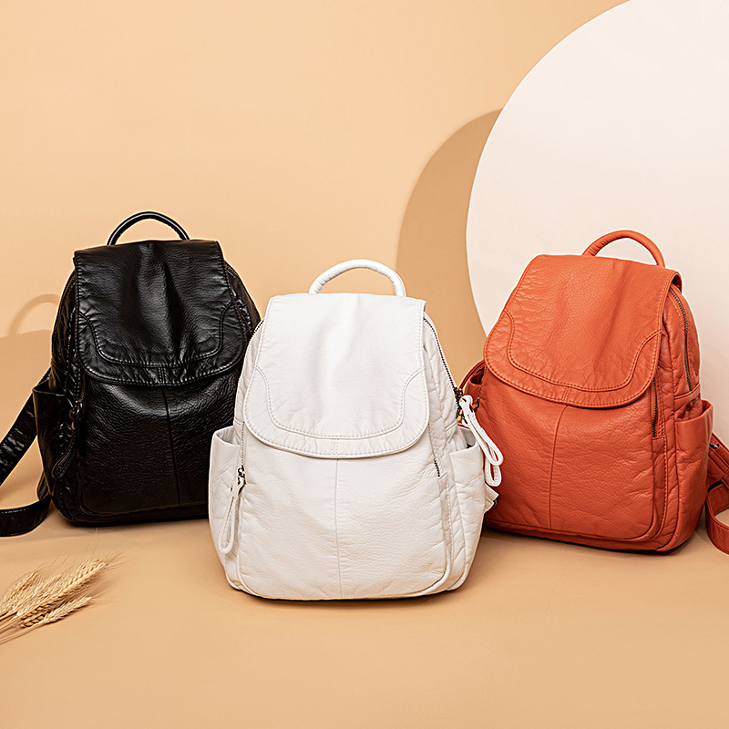 Women's Backpack White Washed  - огляд і ціна Women Bags In Sale