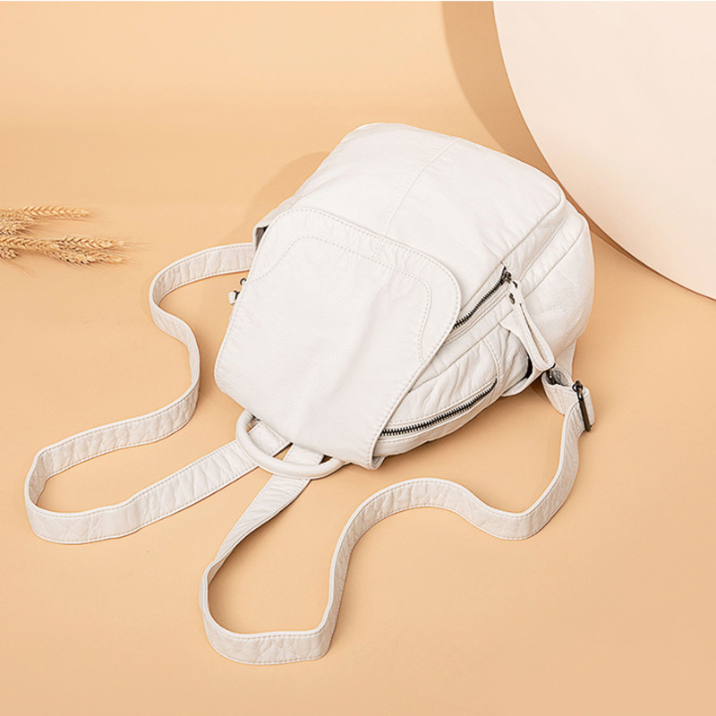 Women's Backpack White Washed  - огляд і ціна Women Bags In Sale