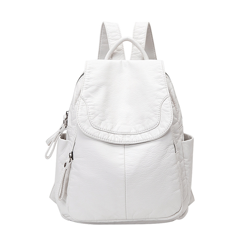 Women's Backpack White Washed  - огляд і ціна Women Bags In Sale