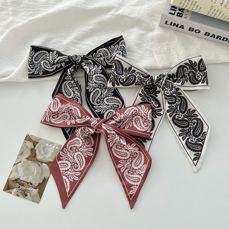 Paisley Print Satin Skinny Sca - огляд і ціна Women Bags For Office