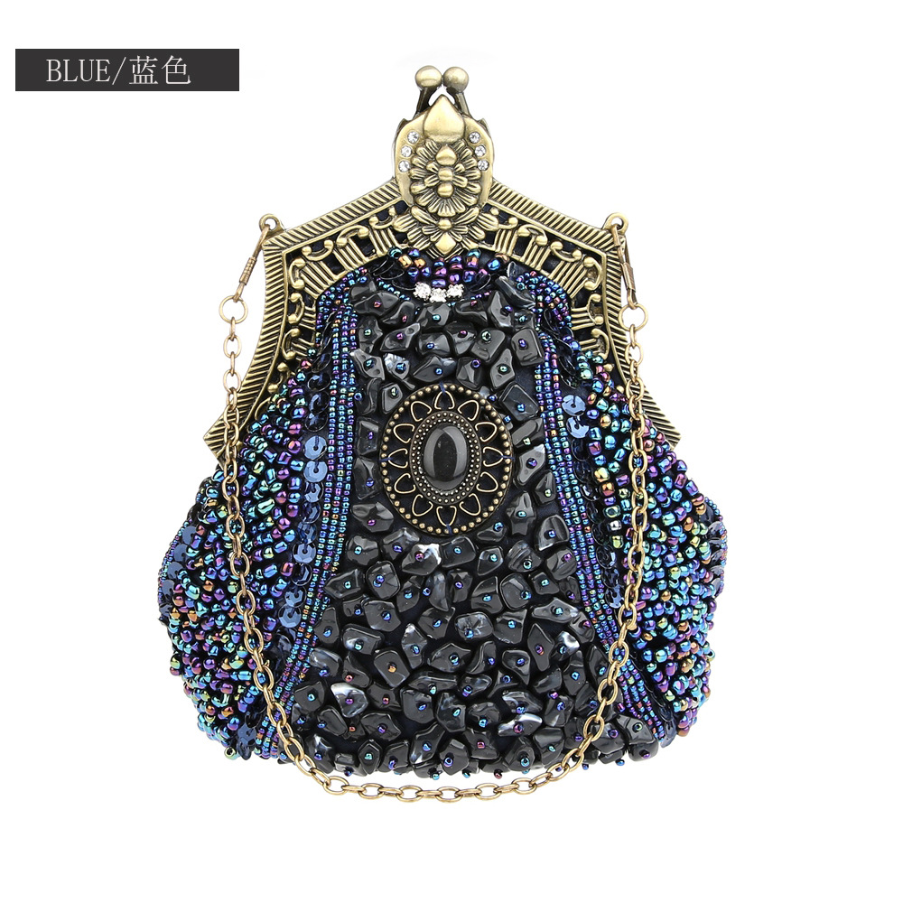 Retro Fashion Pearl Sequin Bea - огляд і ціна Evening Bag Beaded