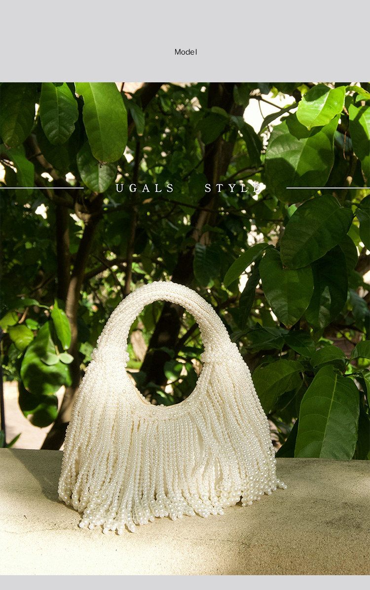 Design Handle Pearl Evening Cl - огляд і ціна Evening Bag Beaded