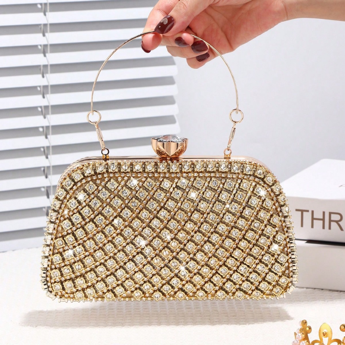 Luxury Diamonds Glitter Evenin - огляд і ціна Evening Bag Beaded